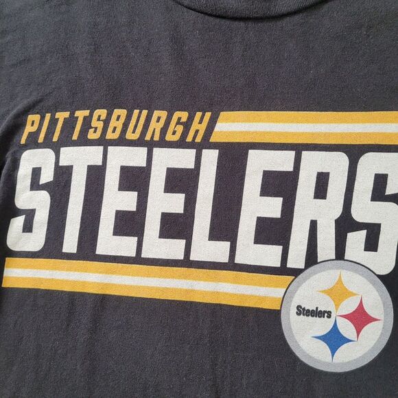 Pittsburg Steelers Long Sleeve T Shirt Pro Line Fanatics Logo Mens Size XL - Picture 3 of 8